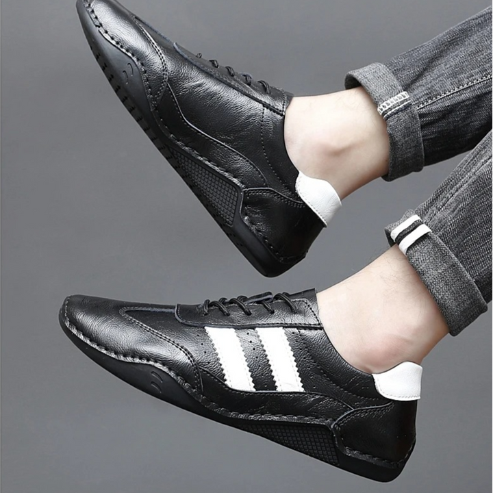 Luciano Italian  Leather Sneakers