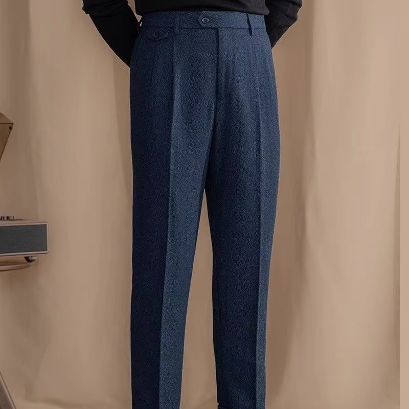 Montaro Wool Pleated Trousers