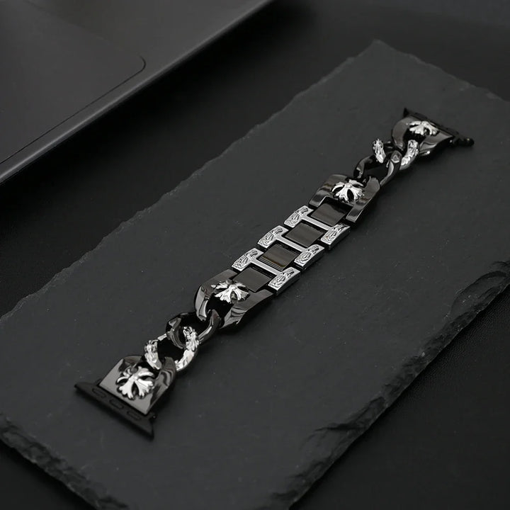 Infinity Chrome Stainless Steel Apple Watch Band