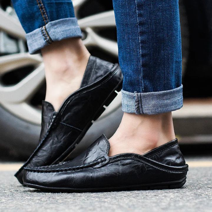 Giovanni Leather Loafers
