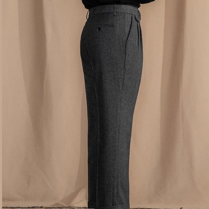 Montaro Wool Pleated Trousers