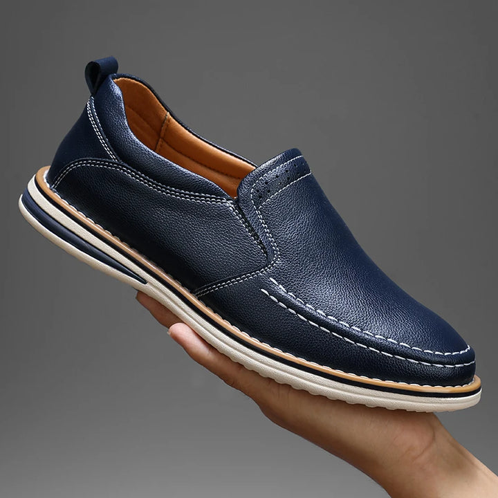 Alvoro Genuine Leather Loafers