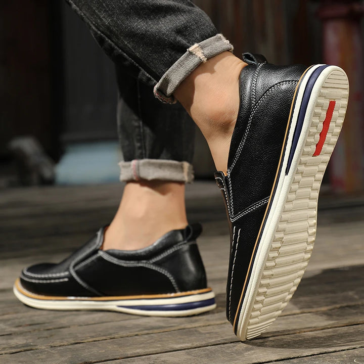 Alvoro Genuine Leather Loafers