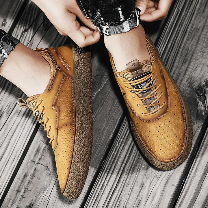 Hudson Genuine Leather Sneakers