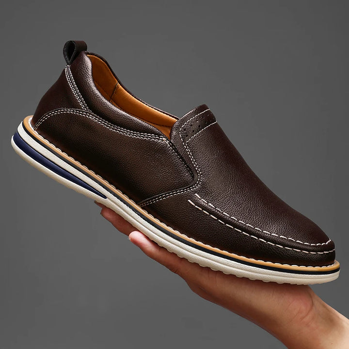 Alvoro Genuine Leather Loafers